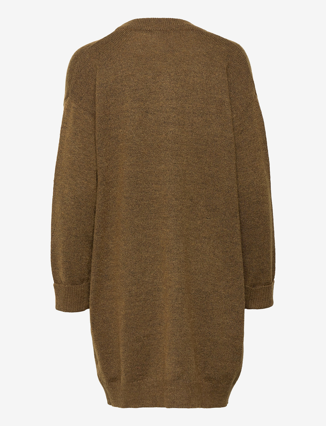 Object - OBJLAUREN L/S KNIT CARDIGAN 116 - sepia - 1