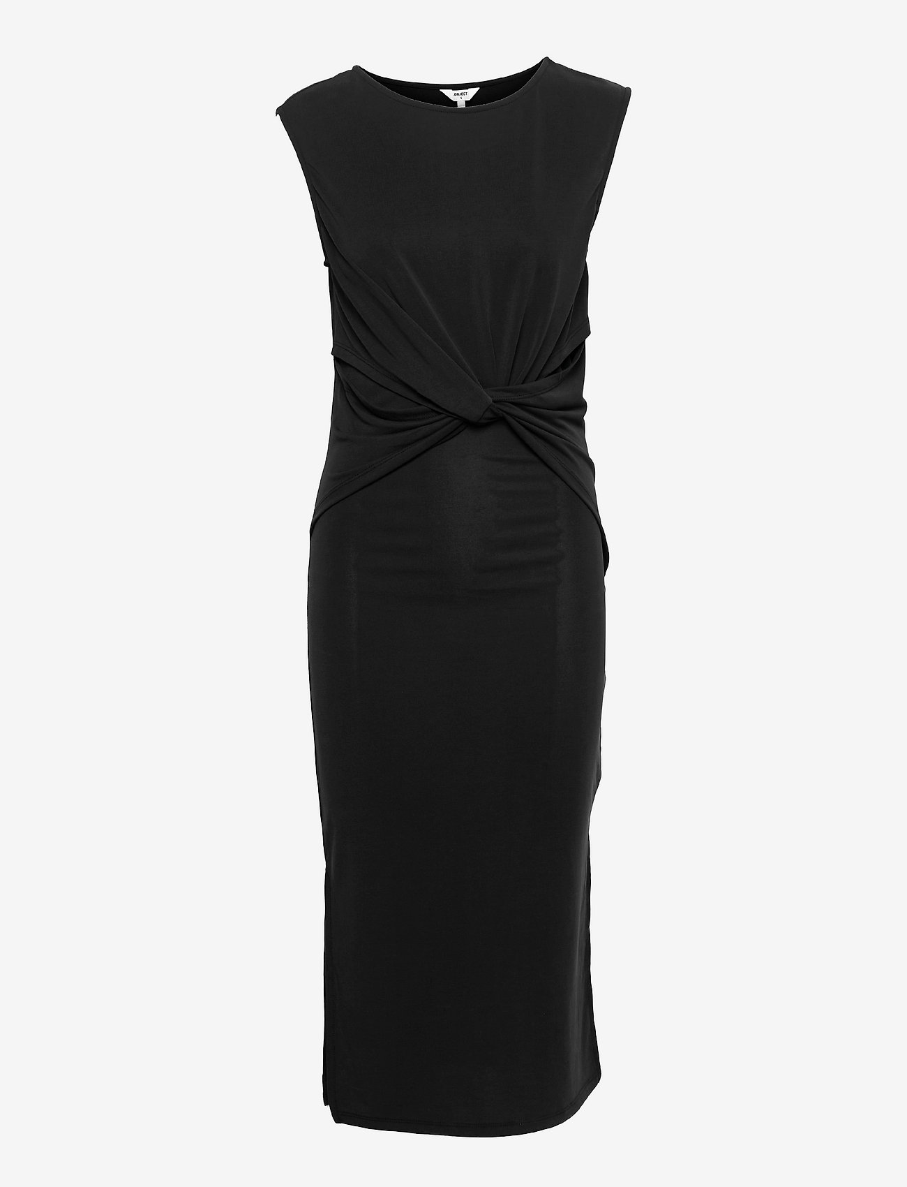 Object - OBJALINA S/L LONG DRESS EC PA - black - 0