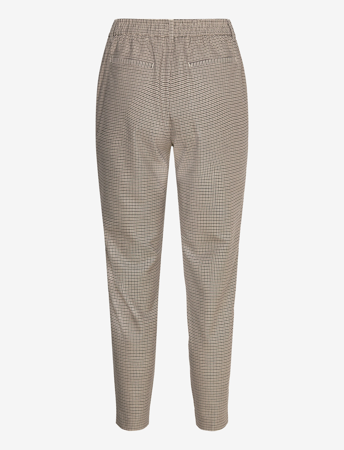 Object - OBJLISA SLIM PANT AOP NOOS - slim fit bukser - sandshell - 2