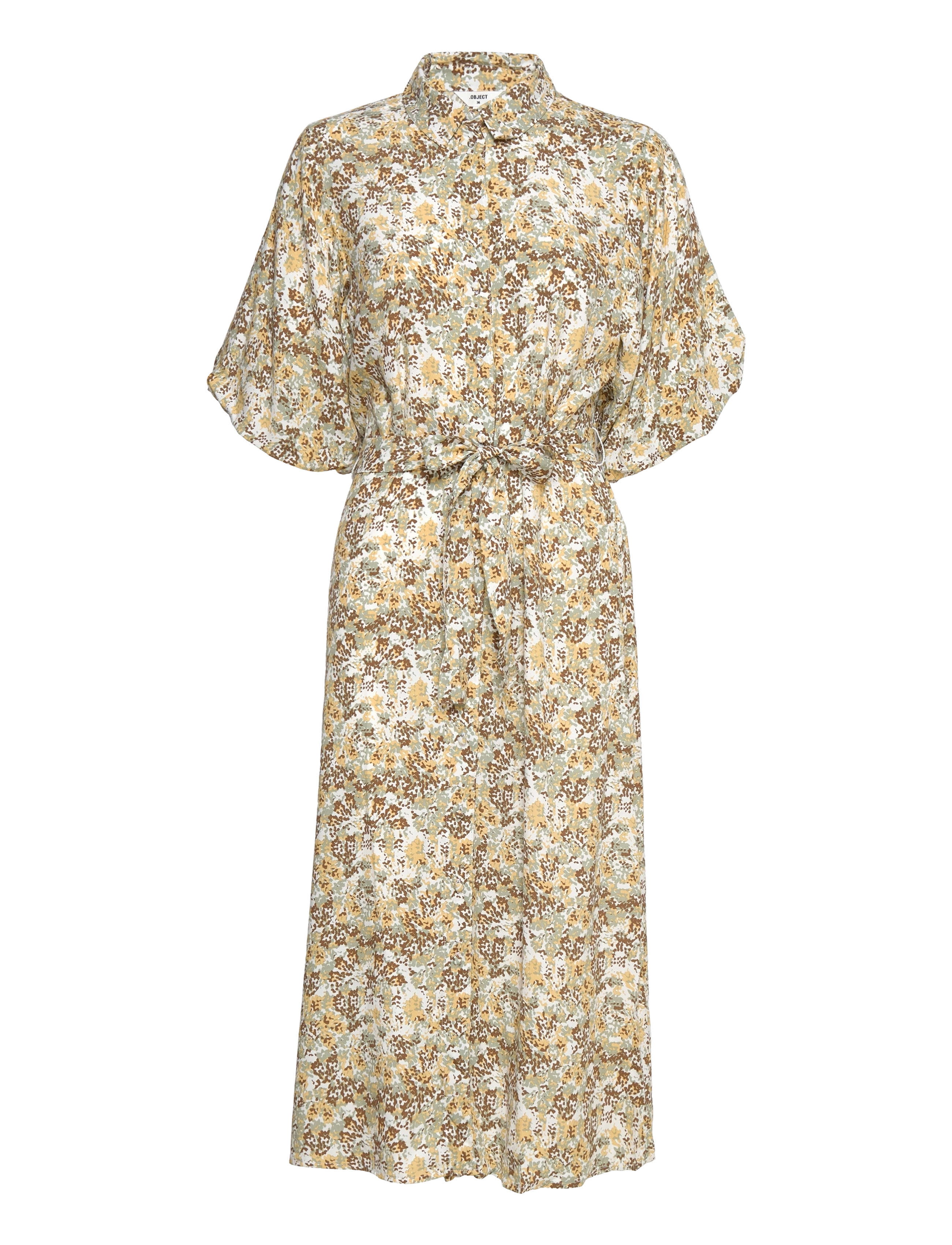 OBJRASMINE 2/4 LONG DRESS PB11 .C - CLOUD DANCER
