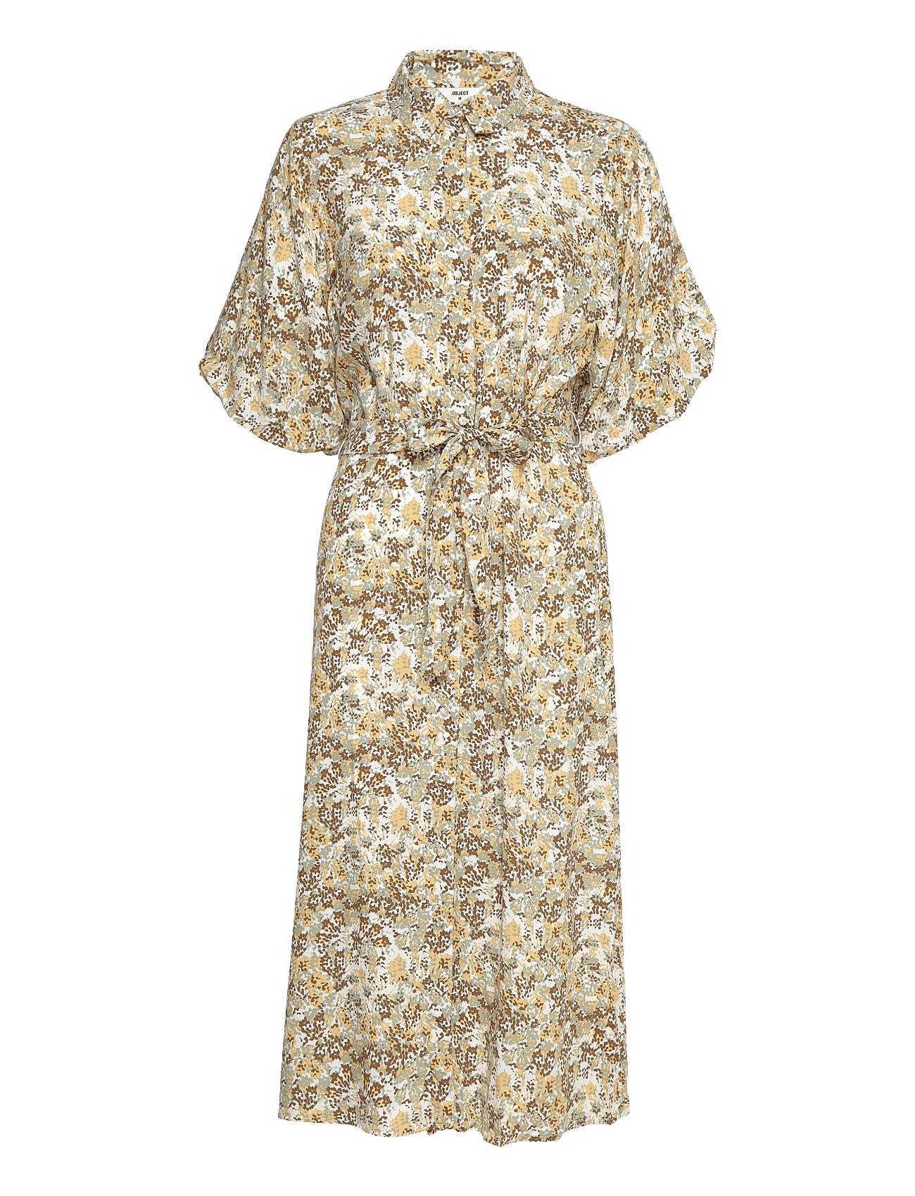 OBJRASMINE 2/4 LONG DRESS PB11 .C - CLOUD DANCER