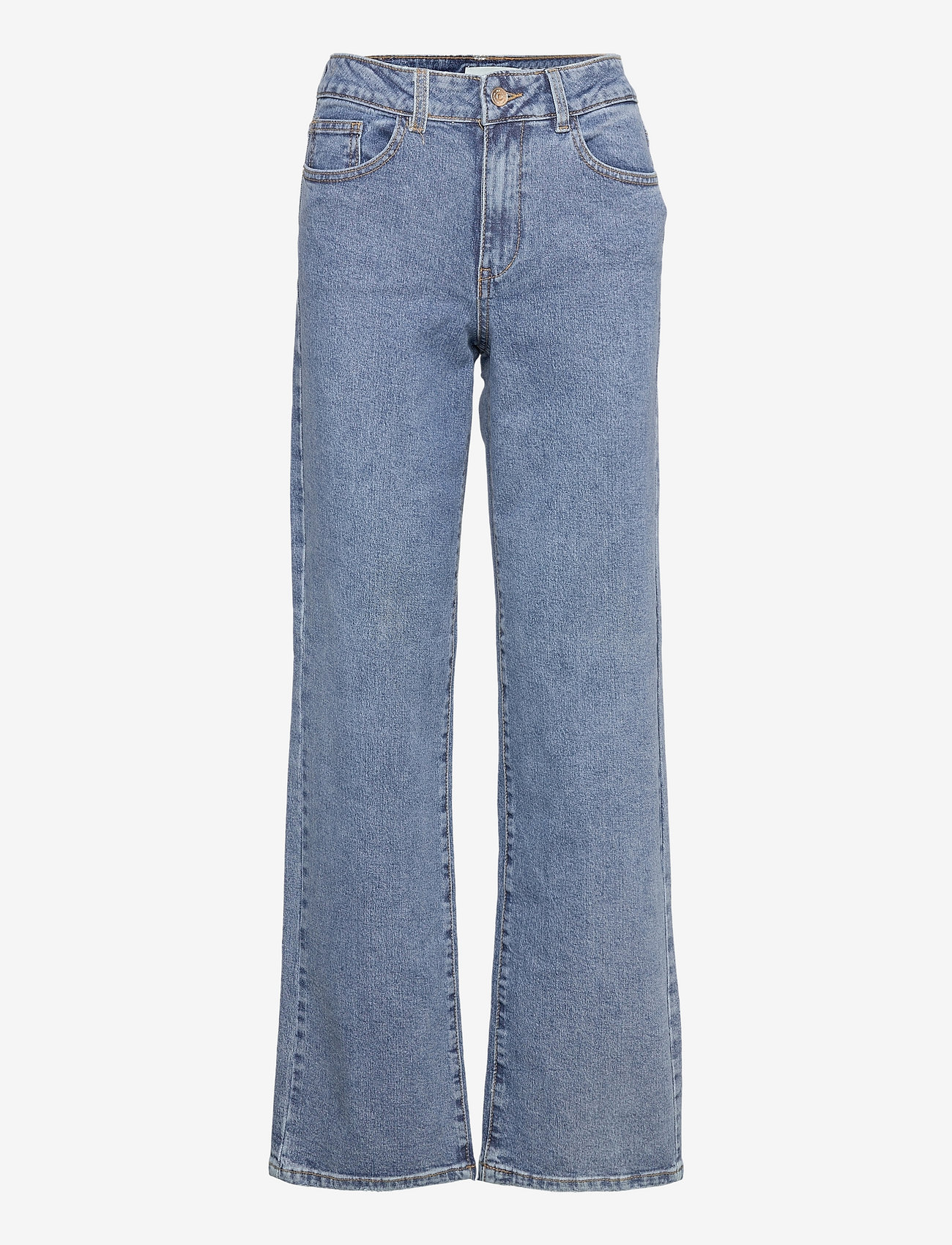 Object - OBJMARINA MW DENIM JEANS - straight jeans - medium blue denim - 0