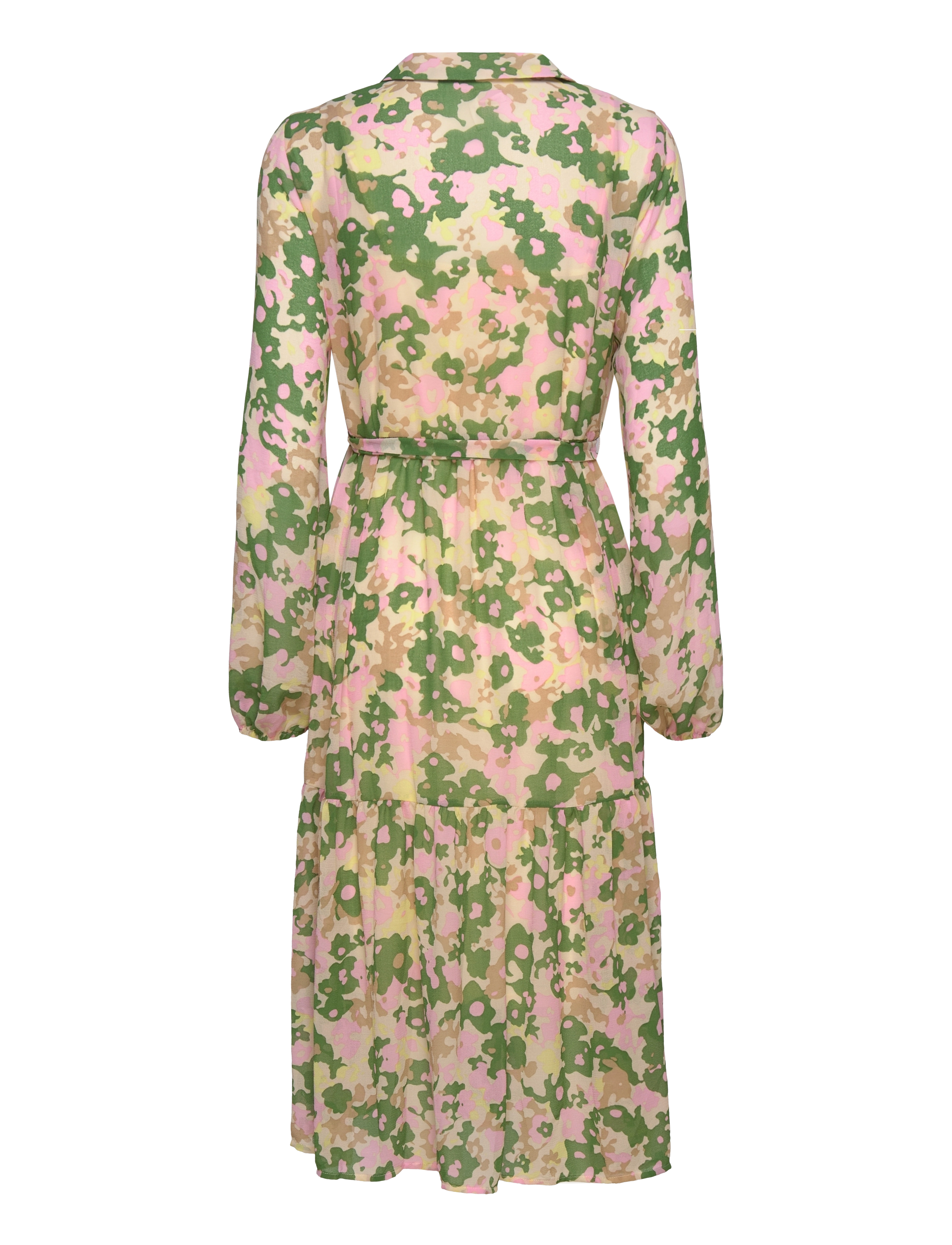 Object - OBJKIRSTEN L/S  MIDI DRESS 119 - artichoke green - 1
