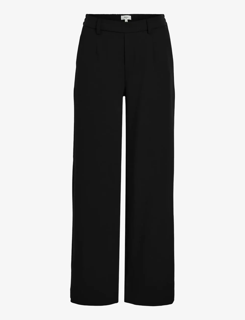 Object - OBJLISA WIDE PANT NOOS - puvunhousut - black - 1