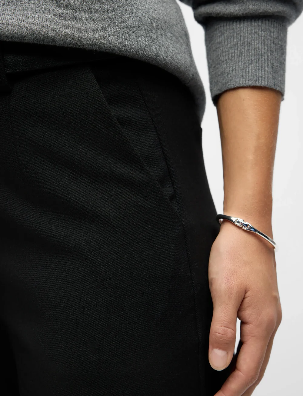 Object - OBJLISA WIDE PANT NOOS - puvunhousut - black - 5