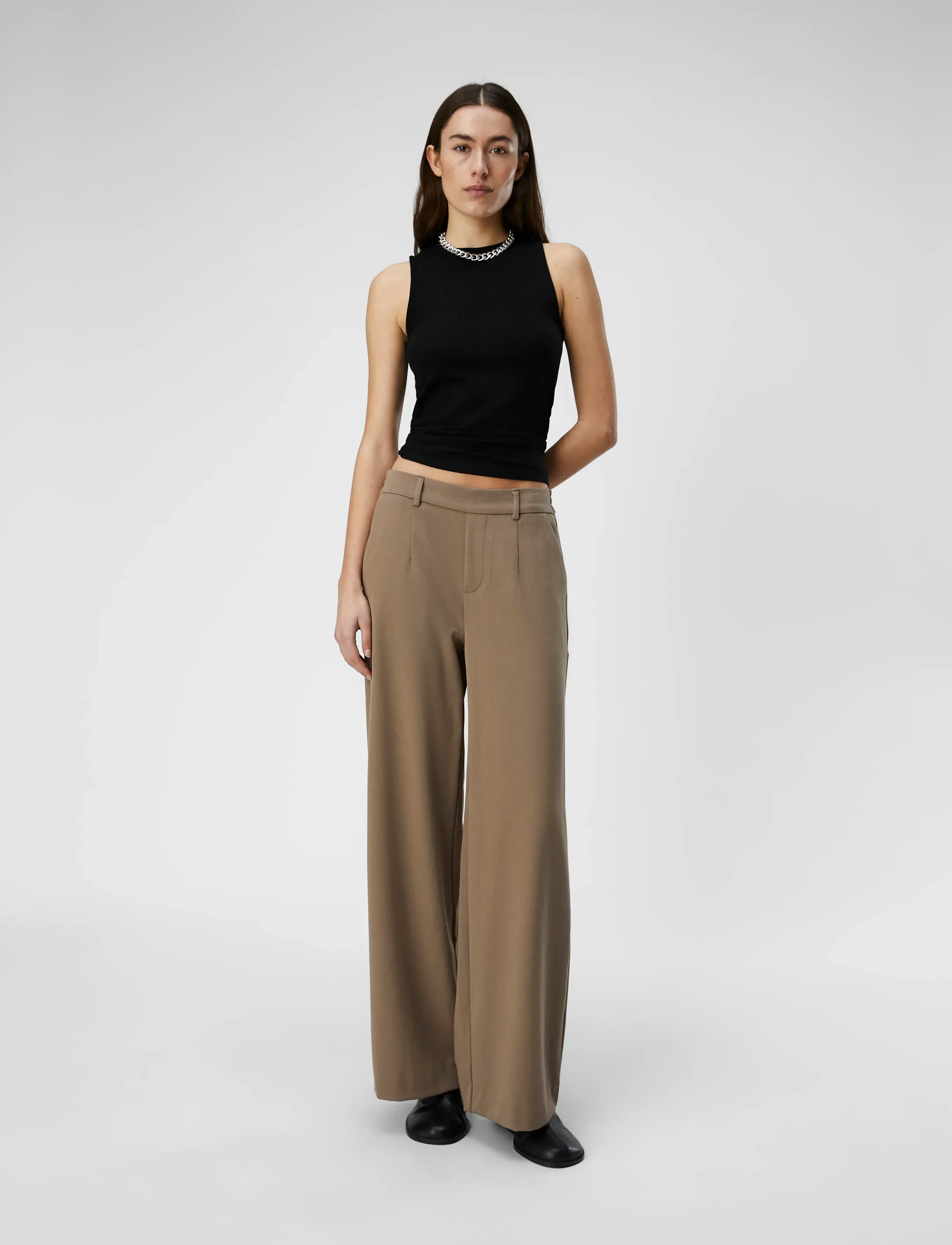 OBJECT Objlisa Wide Pant Noos kostymbyxor dam – bild 5