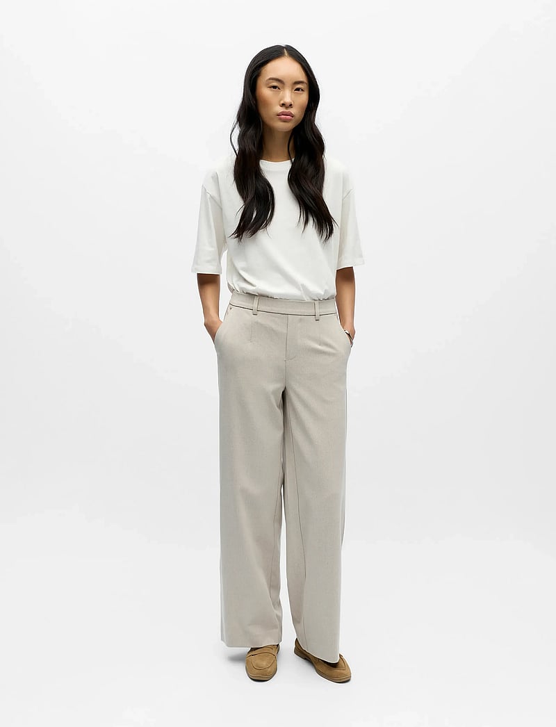 Object - OBJLISA WIDE PANT NOOS - formell - humus - 3