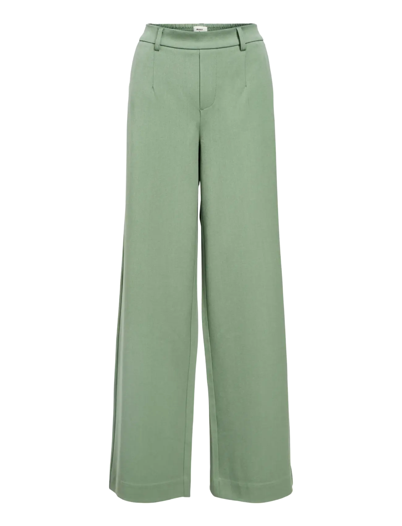 Object OBJLISA WIDE PANT NOOS - Riided - LAUREL WREATH / green