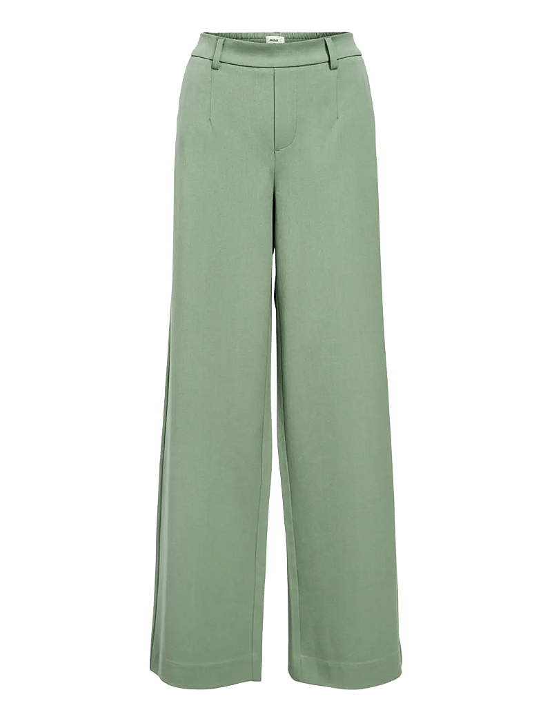 Object - OBJLISA WIDE PANT NOOS - kostymbyxor - laurel wreath - 1