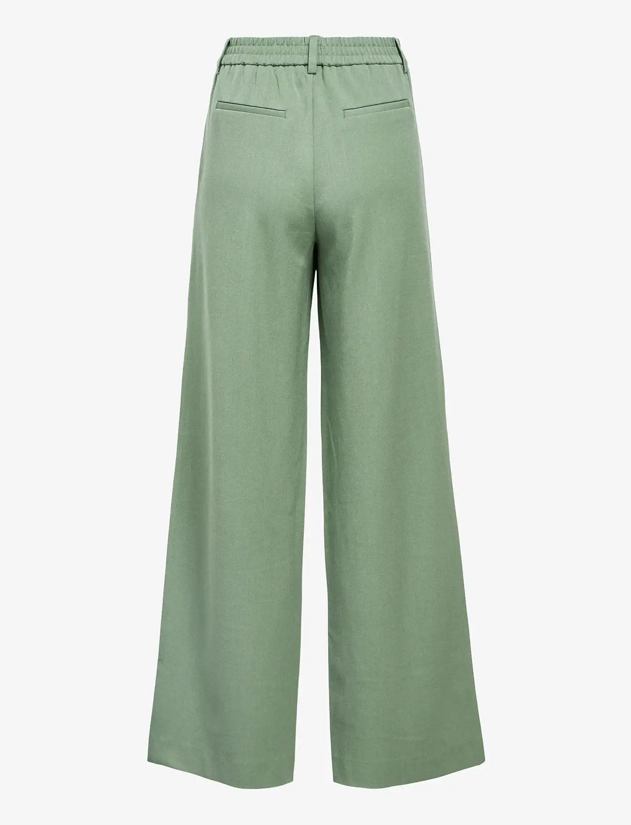 Object - OBJLISA WIDE PANT NOOS - kostymbyxor - laurel wreath - 2