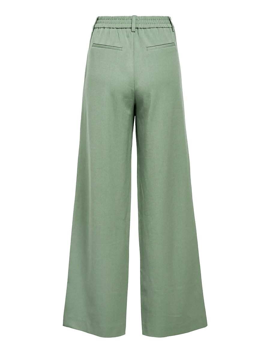 Object - OBJLISA WIDE PANT NOOS - kostymbyxor - laurel wreath - 2