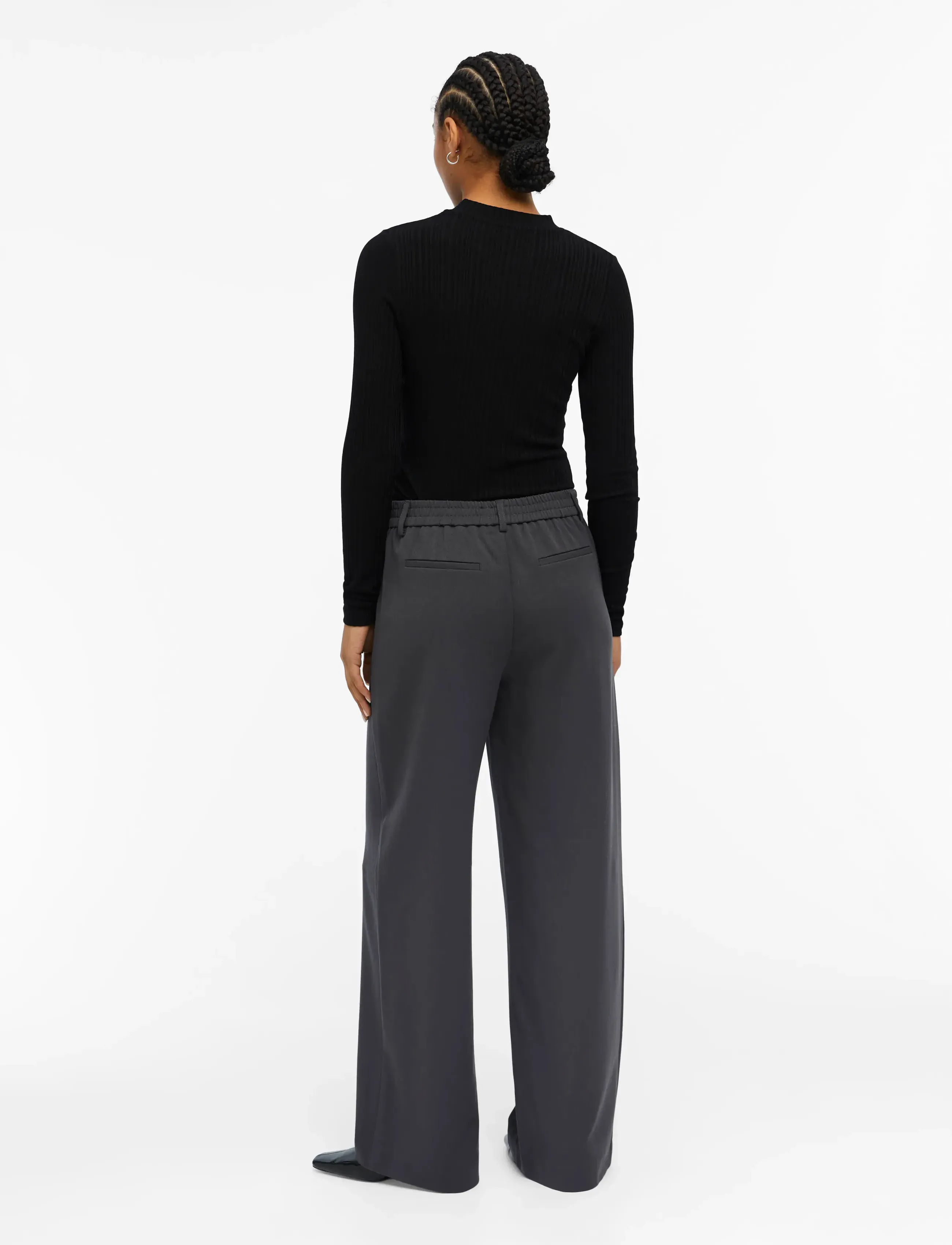 OBJECT Objlisa Wide Pant Noos kostymbyxor dam – bild 3