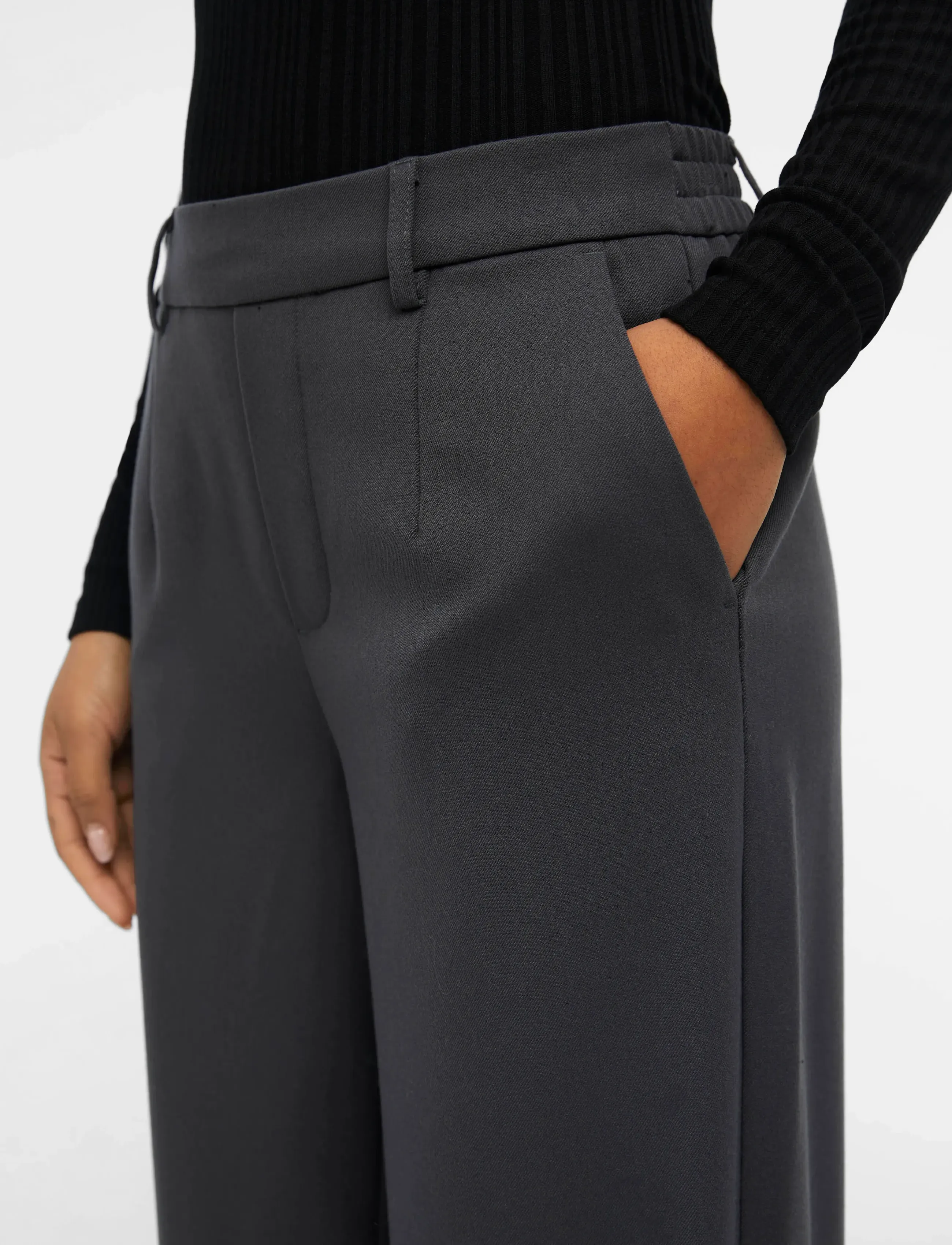 OBJECT Objlisa Wide Pant Noos kostymbyxor dam – bild 4