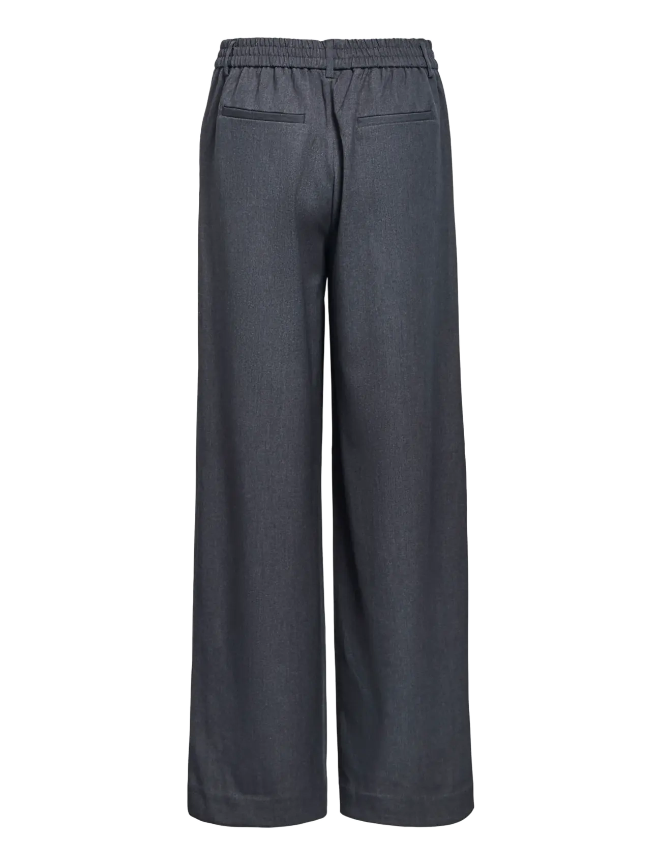 Object - OBJLISA WIDE PANT NOOS - festkläder till outletpriser - medium grey melange - 2