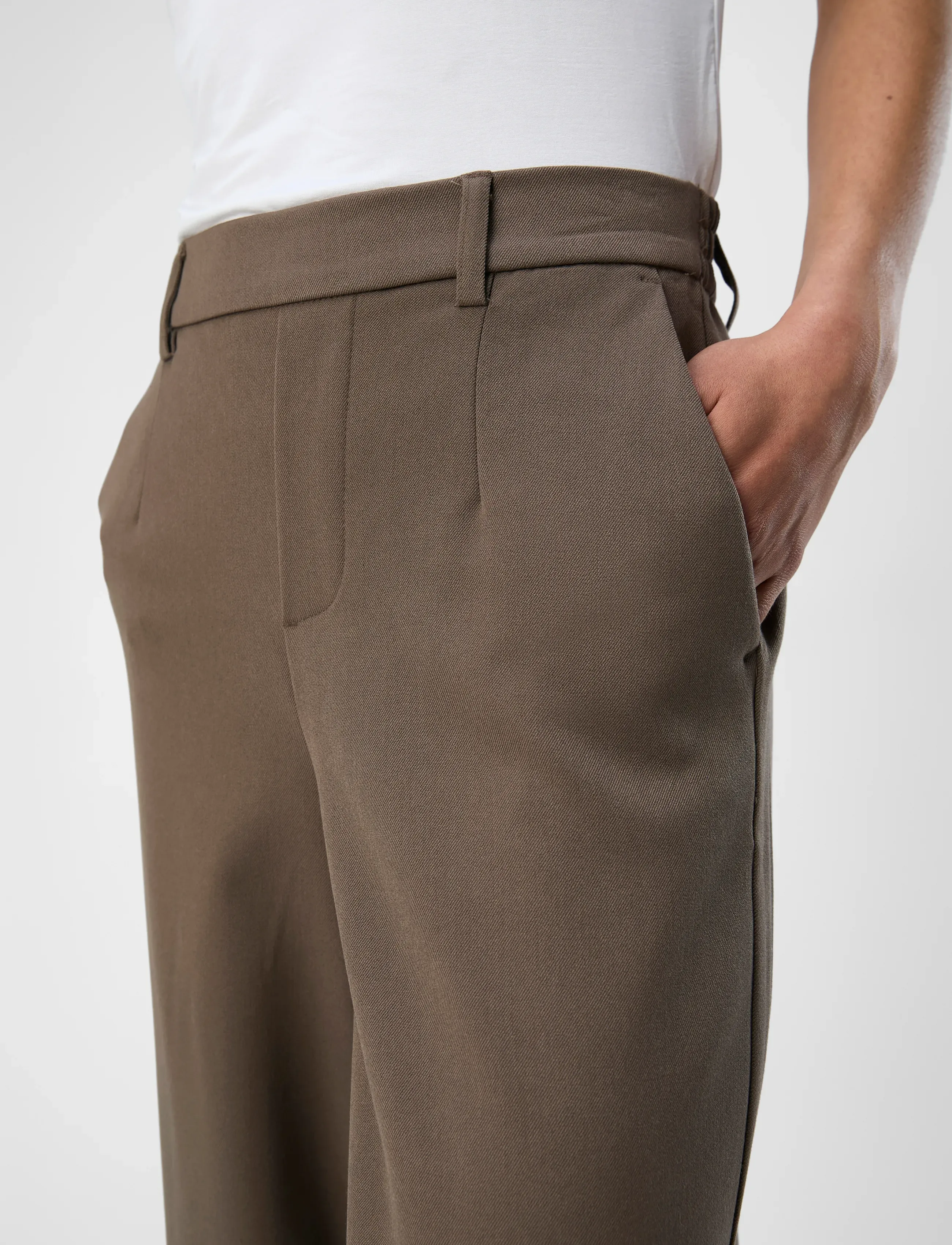 Object - OBJLISA WIDE PANT NOOS - festtøj til outletpriser - morel - 5