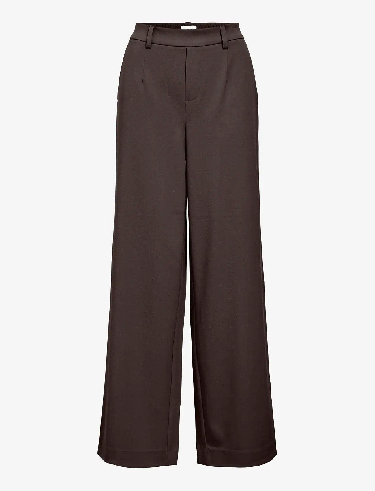 Object - OBJLISA WIDE PANT NOOS - formell - seal brown - 0