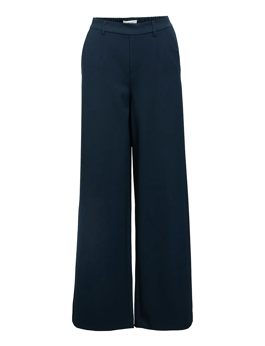 Object - OBJLISA WIDE PANT NOOS - anzugshosen - sky captain - 1