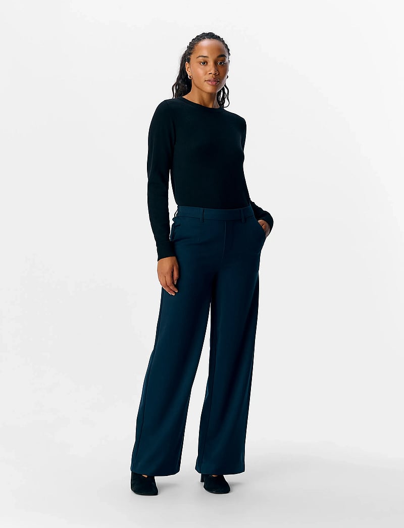 Object - OBJLISA WIDE PANT NOOS - kostymbyxor - sky captain - 4
