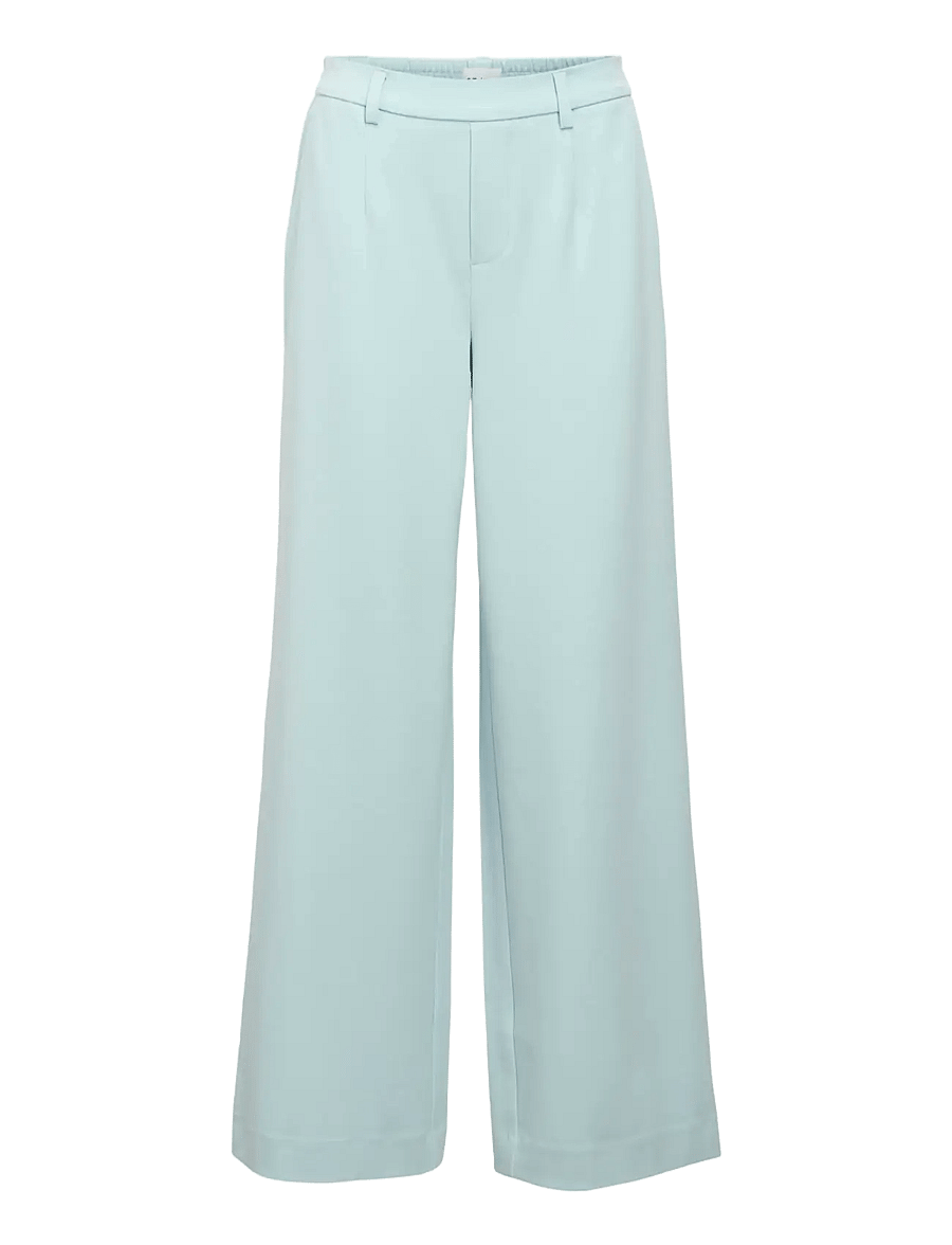 Object - OBJLISA WIDE PANT NOOS - kostymbyxor - winter sky - 1