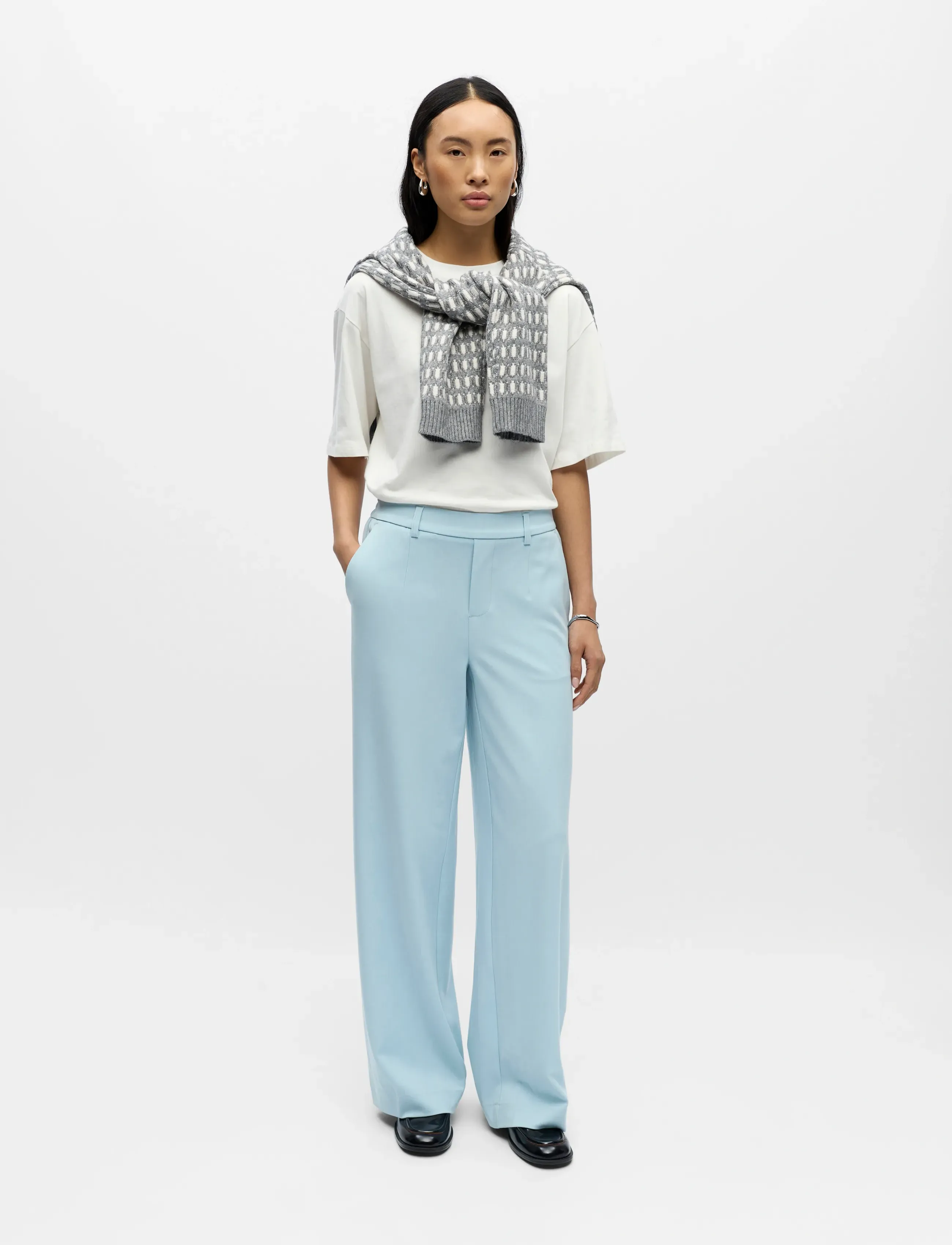 OBJECT Objlisa Wide Pant Noos kostymbyxor dam – bild 4