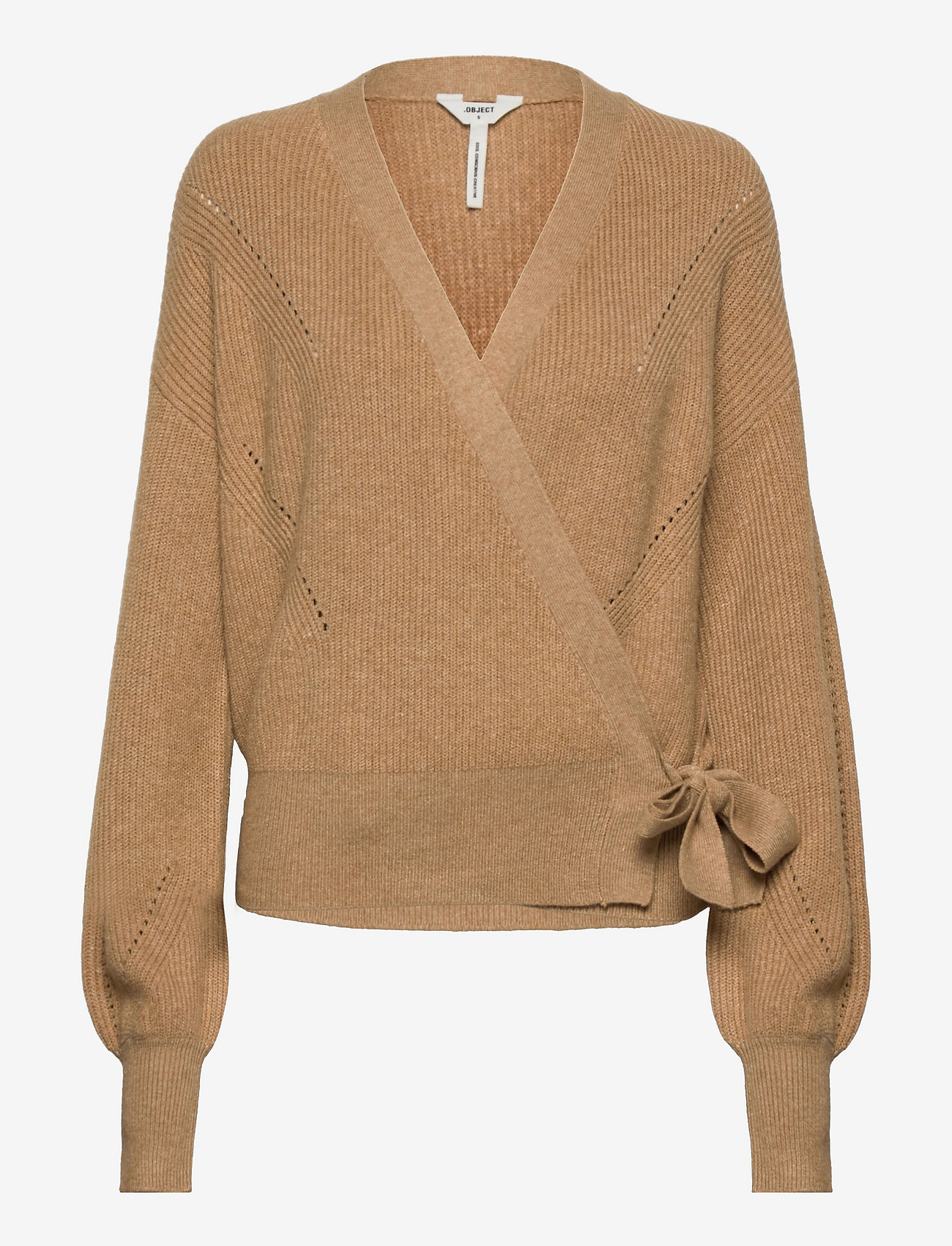 Object - OBJKILA L/S KNIT CARDIGAN 119 - dijon - 0