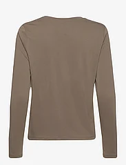 Object - OBJANNIE L/S O-NECK TOP A DIV - fossil - 1