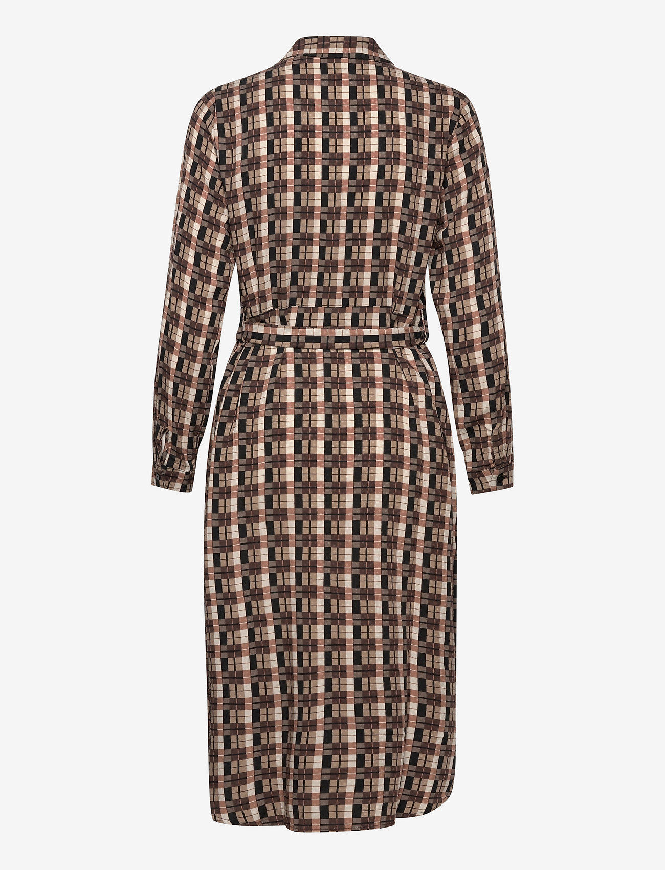 Object - OBJPAMALA L/S SHIRT DRESS A DIV - incense - 1