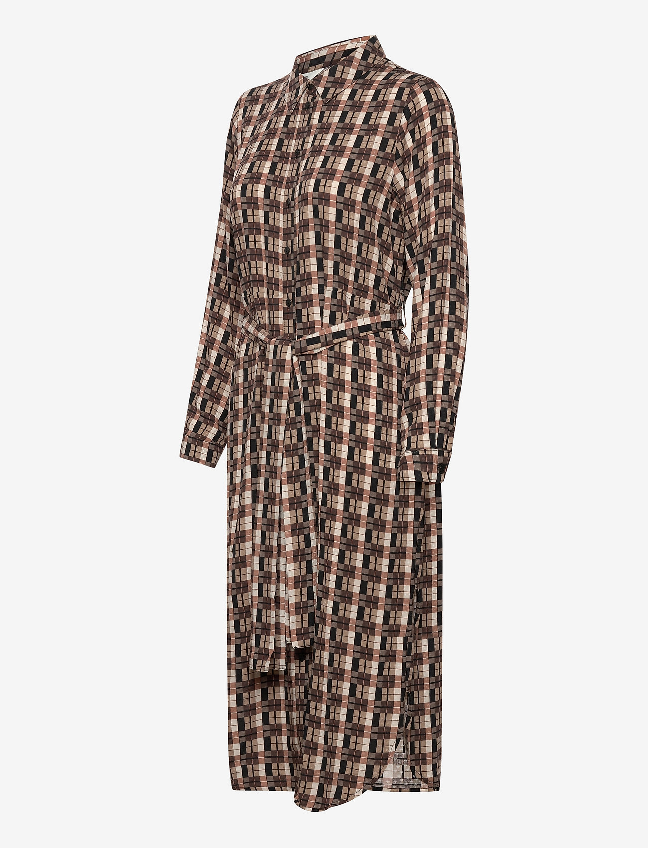 Object - OBJPAMALA L/S SHIRT DRESS A DIV - incense - 2