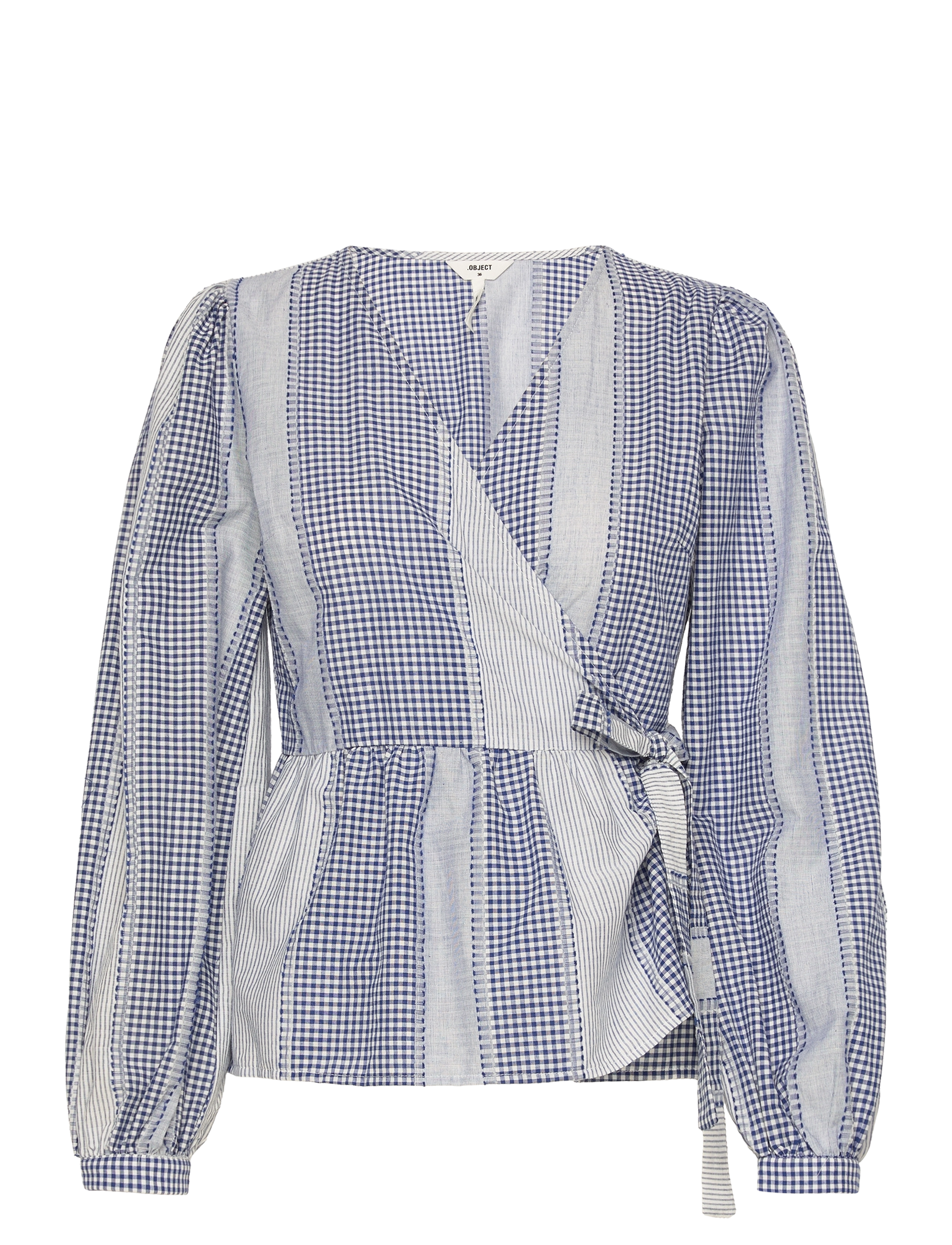 OBJMALINA L/S WRAP TOP 120 - SKY CAPTAIN