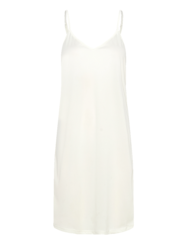 Object - OBJVITA S/S LONG DRESS REP - summer dresses - cloud dancer - 2