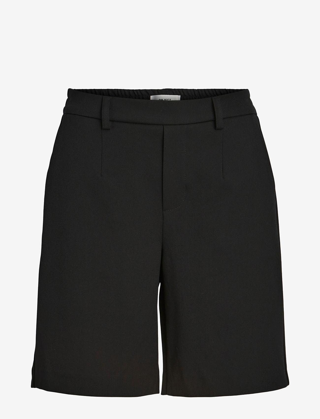 Object - OBJLISA MW WIDE SHORTS NOOS - casual shorts - black - 1