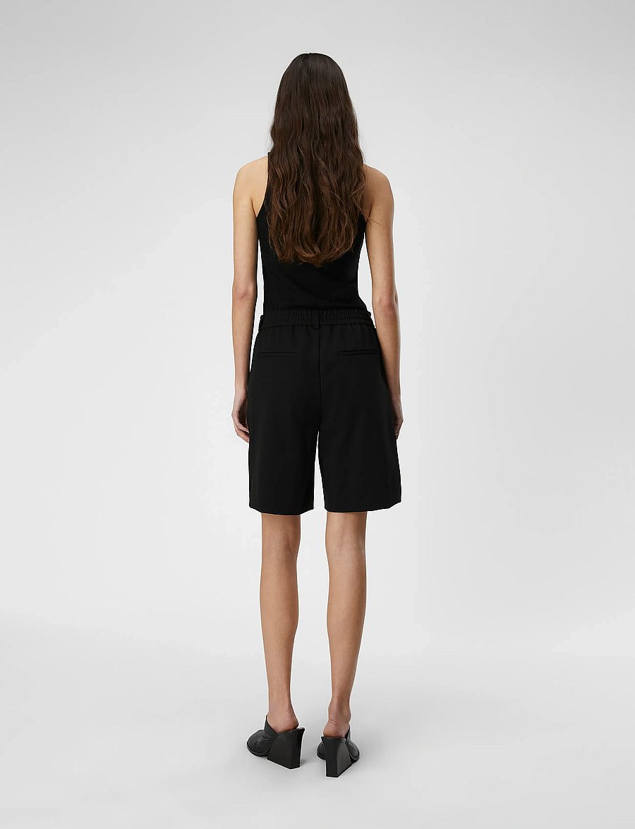 Object - OBJLISA MW WIDE SHORTS NOOS - freizeitshorts - black - 3