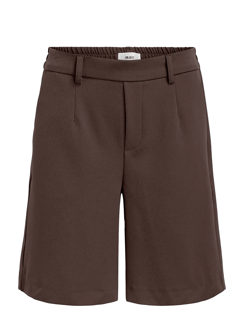 Object - OBJLISA MW WIDE SHORTS NOOS - lühikesed vabaajapüksid - seal brown - 1