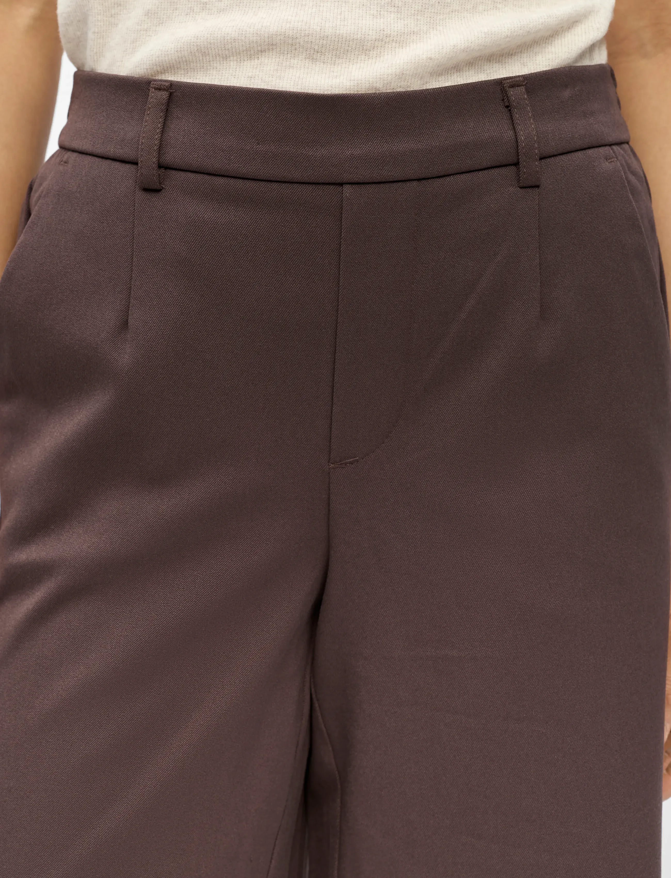 Object - OBJLISA MW WIDE SHORTS NOOS - casual shorts - seal brown - 3