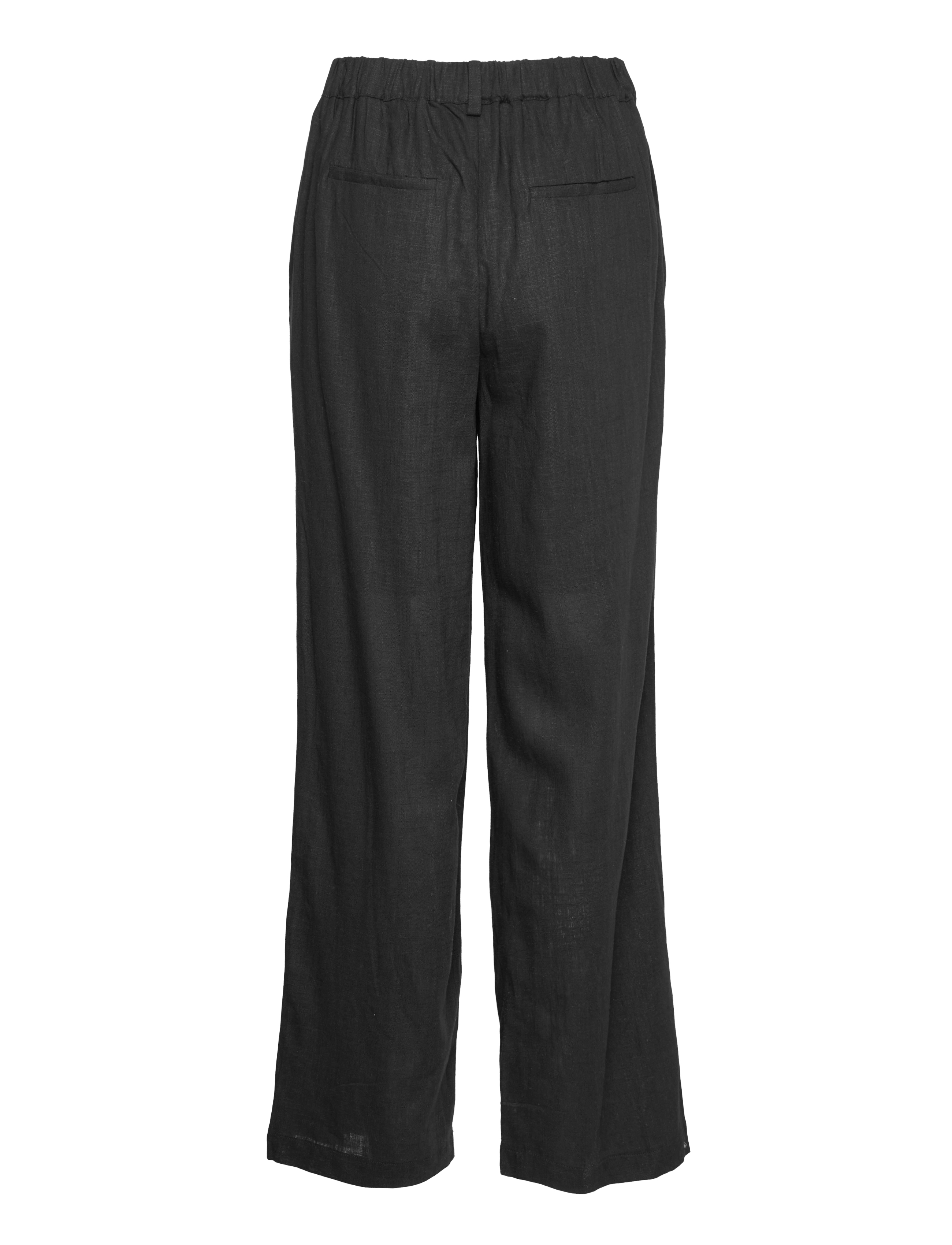 Object - OBJALINE WIDE PANTS 120 DIV - black - 1