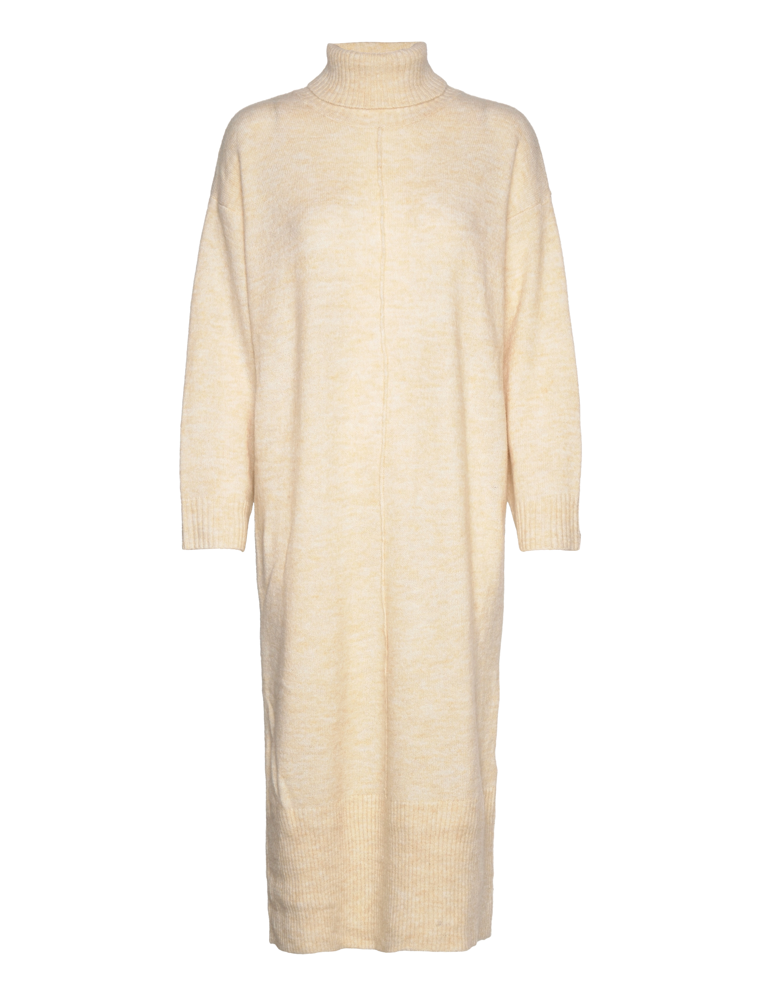 OBJECT Objabbie L/S Knit Kleid Pb12 Cream - M - Damen