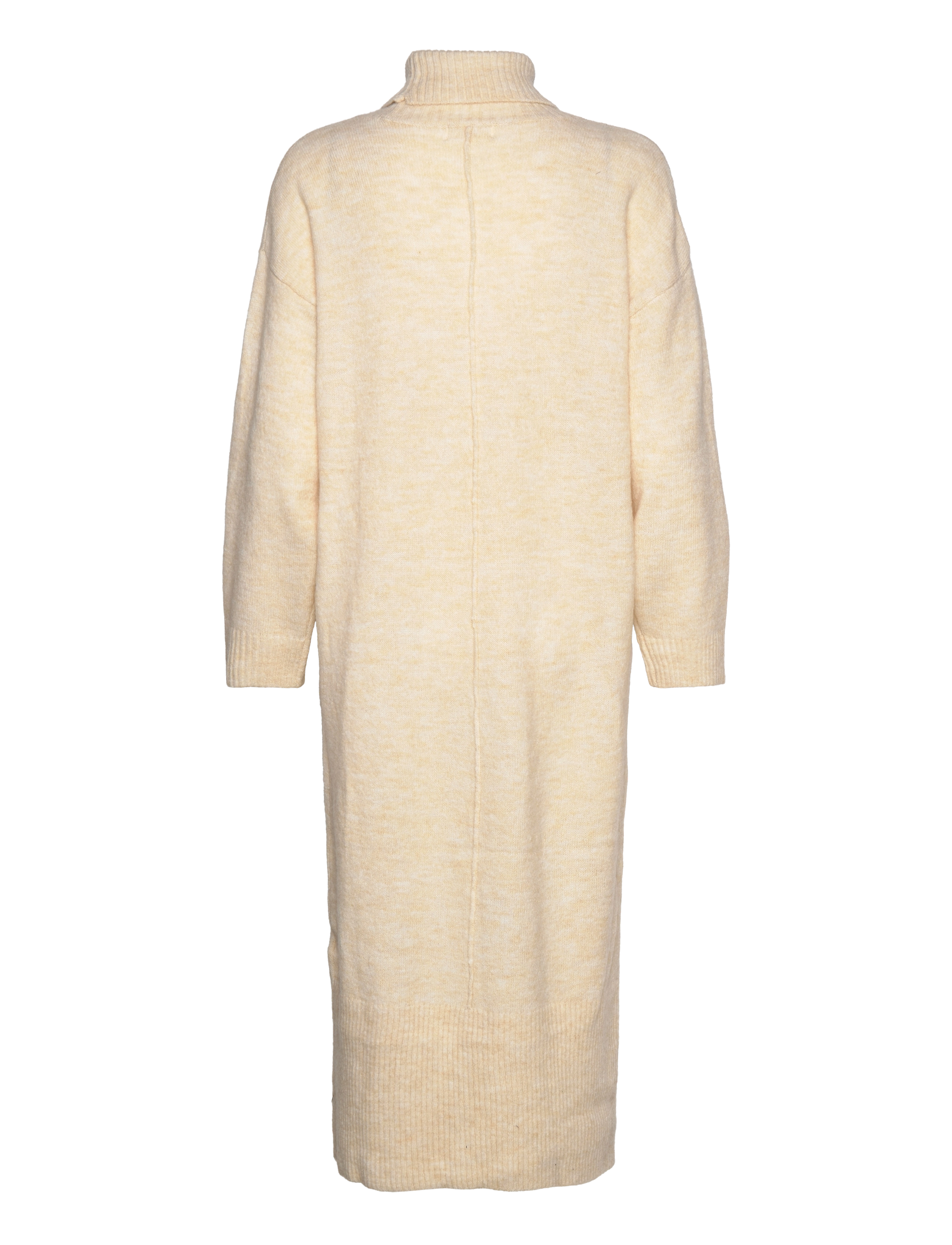 Object - OBJABBIE L/S KNIT DRESS PB12 - strikkjoler - sandshell - 2