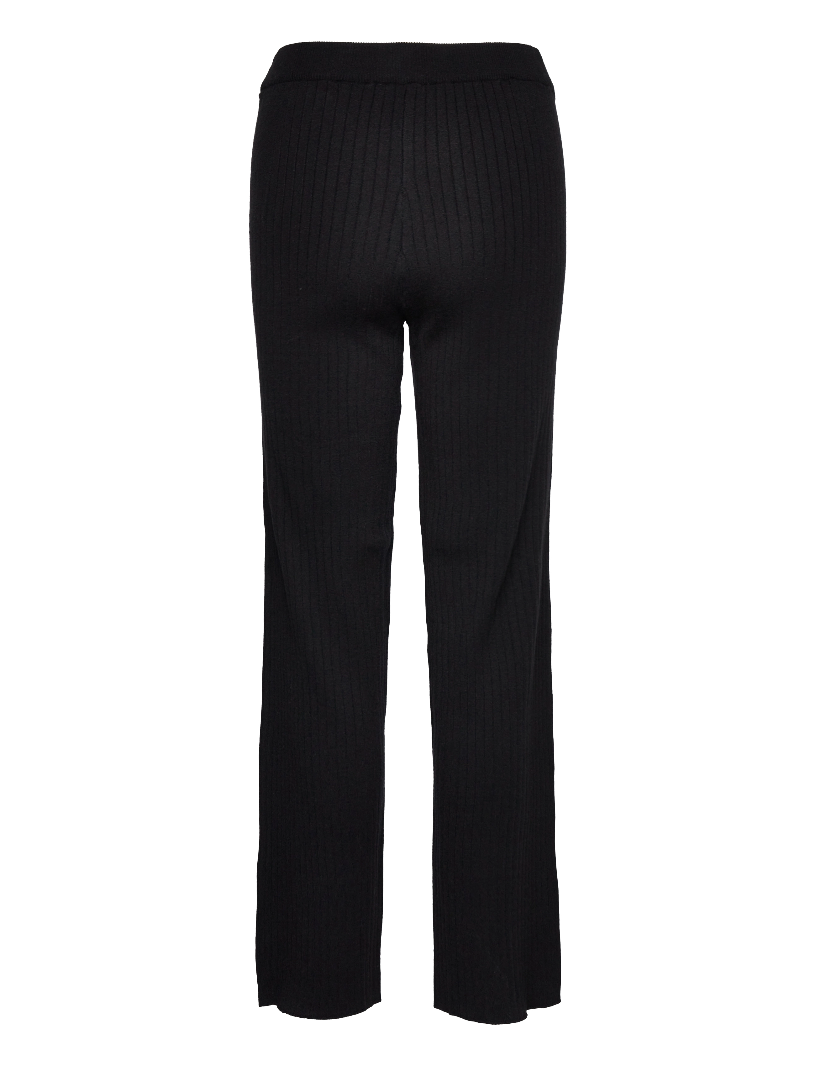 Object - OBJNOELLE KNIT PANTS - black - 1