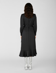 Object - OBJSATEEN WRAP DRESS A FAIR - vakarėlių drabužiai išparduotuvių kainomis - black - 3
