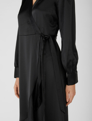 Object - OBJSATEEN WRAP DRESS A FAIR - party wear at outlet prices - black - 5
