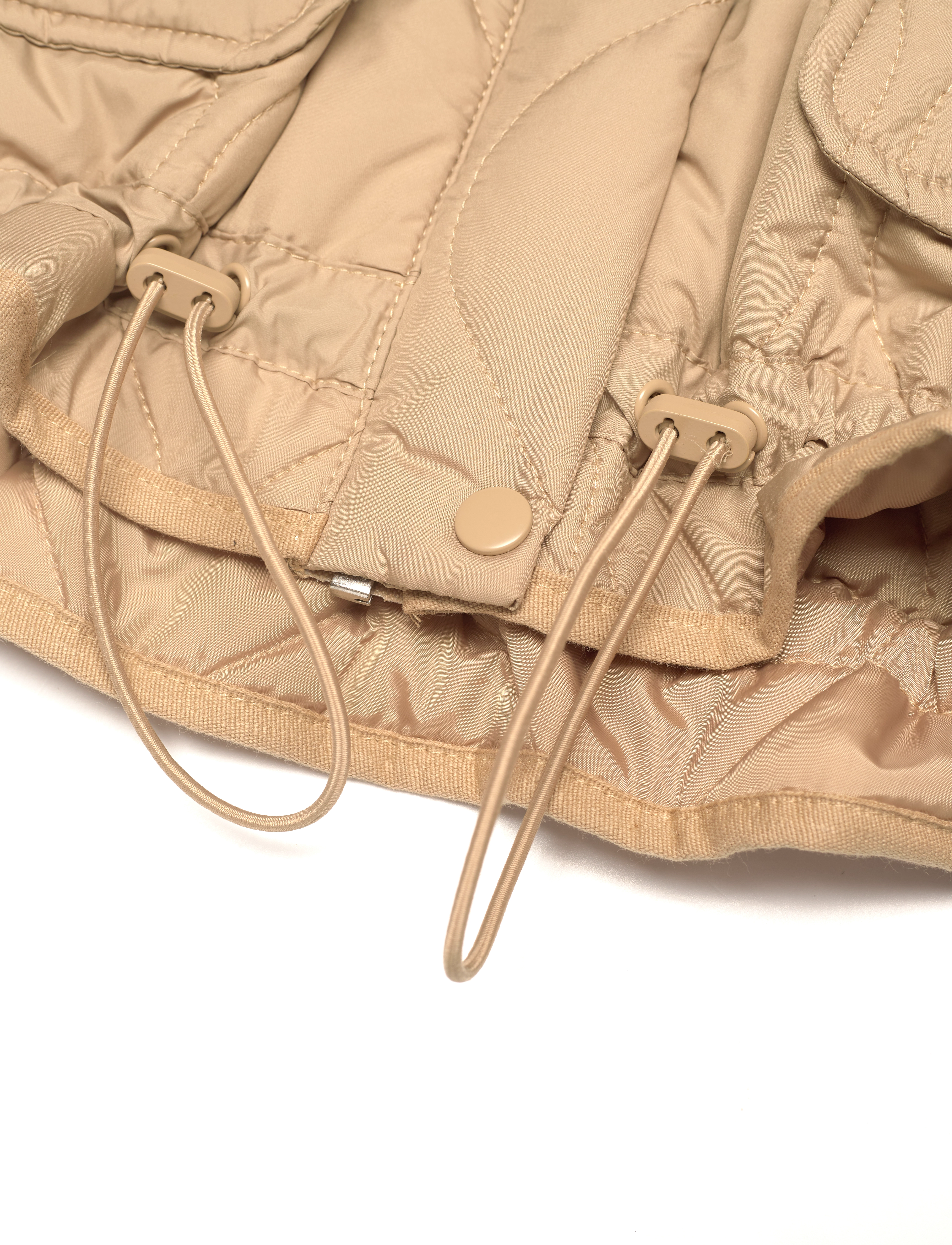 Object - OBJLINE SHORT QUILTED JACKET - cornstalk - 4