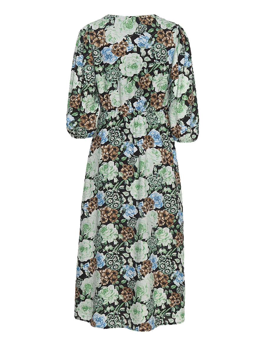 Object - OBJDIDI 3/4 MIDI DRESS 122 - midi kjólar - black - 2