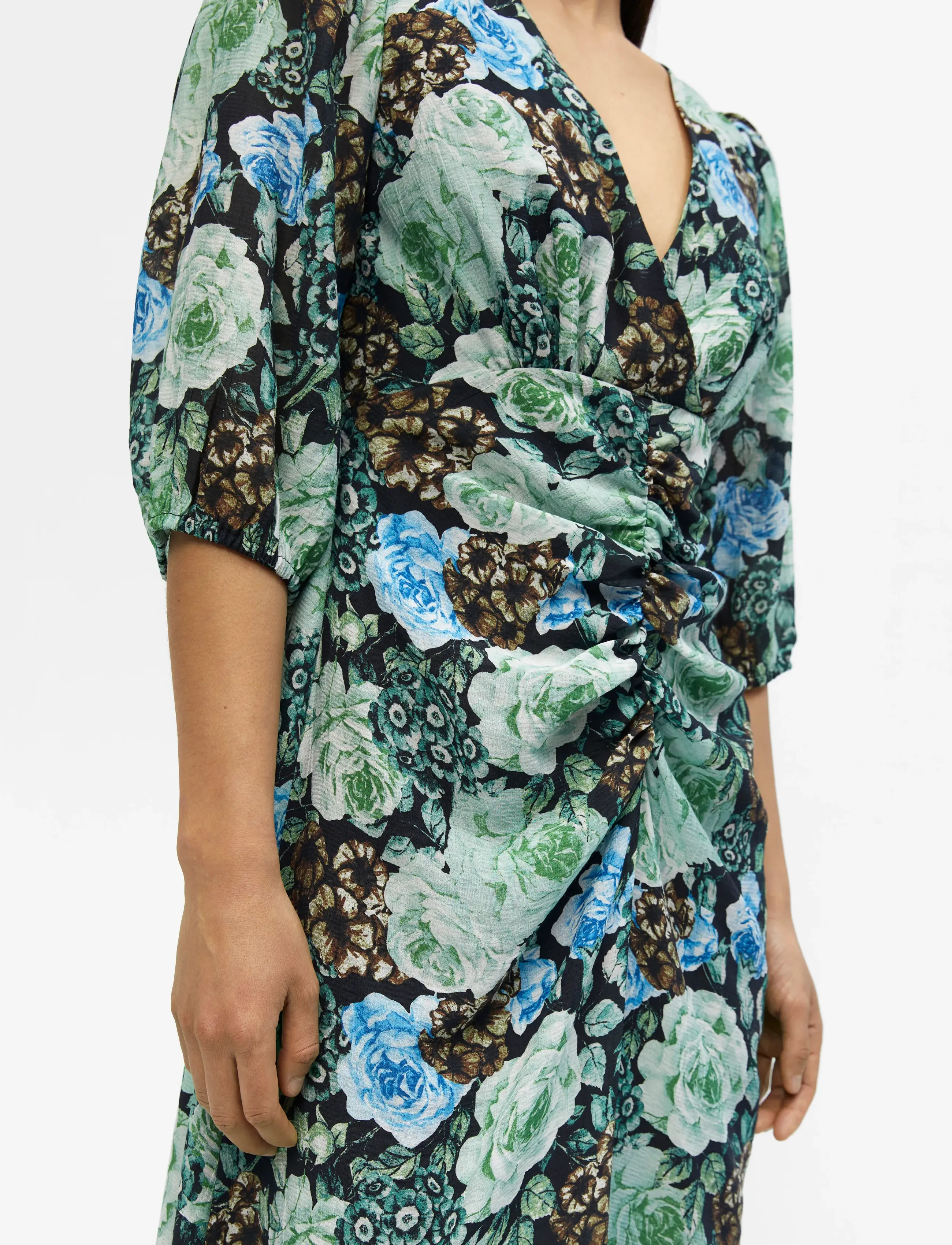 Object - OBJDIDI 3/4 MIDI DRESS 122 - midikleider - black - 5