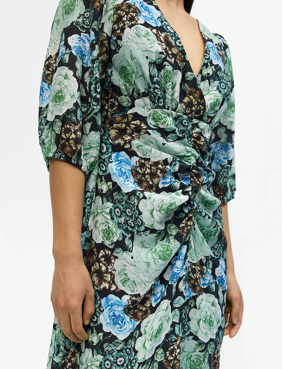 Object - OBJDIDI 3/4 MIDI DRESS 122 - midi kjólar - black - 5