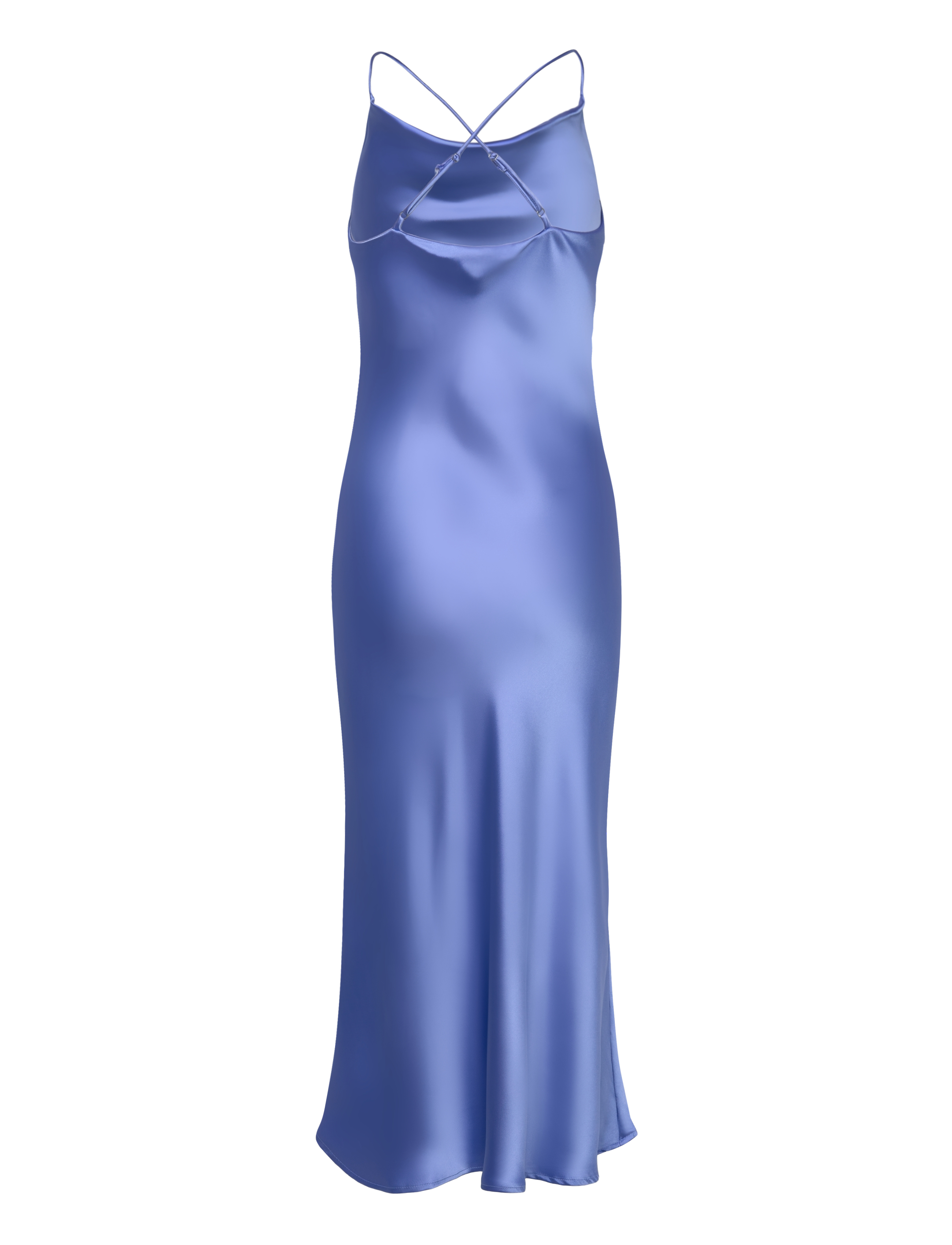 Object - OBJSATEEN S/L MIDI DRESS E DIV - konfirmationstøj - cornflower blue - 2