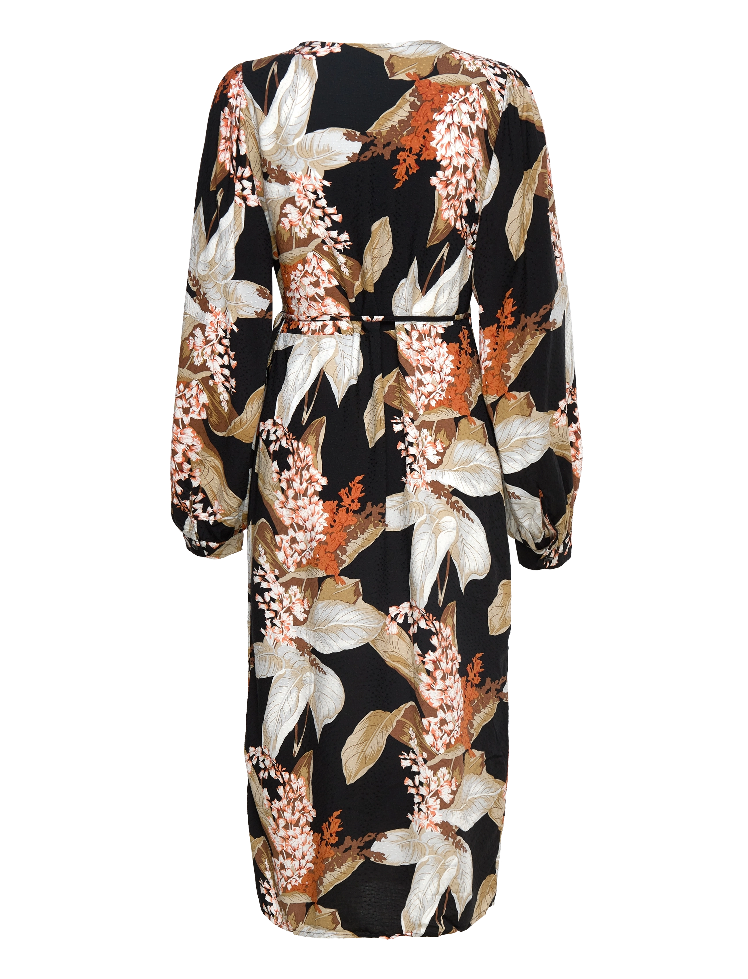 Object - OBJLILITI BODIL L/S  DRESS 121 DIV - black - 1
