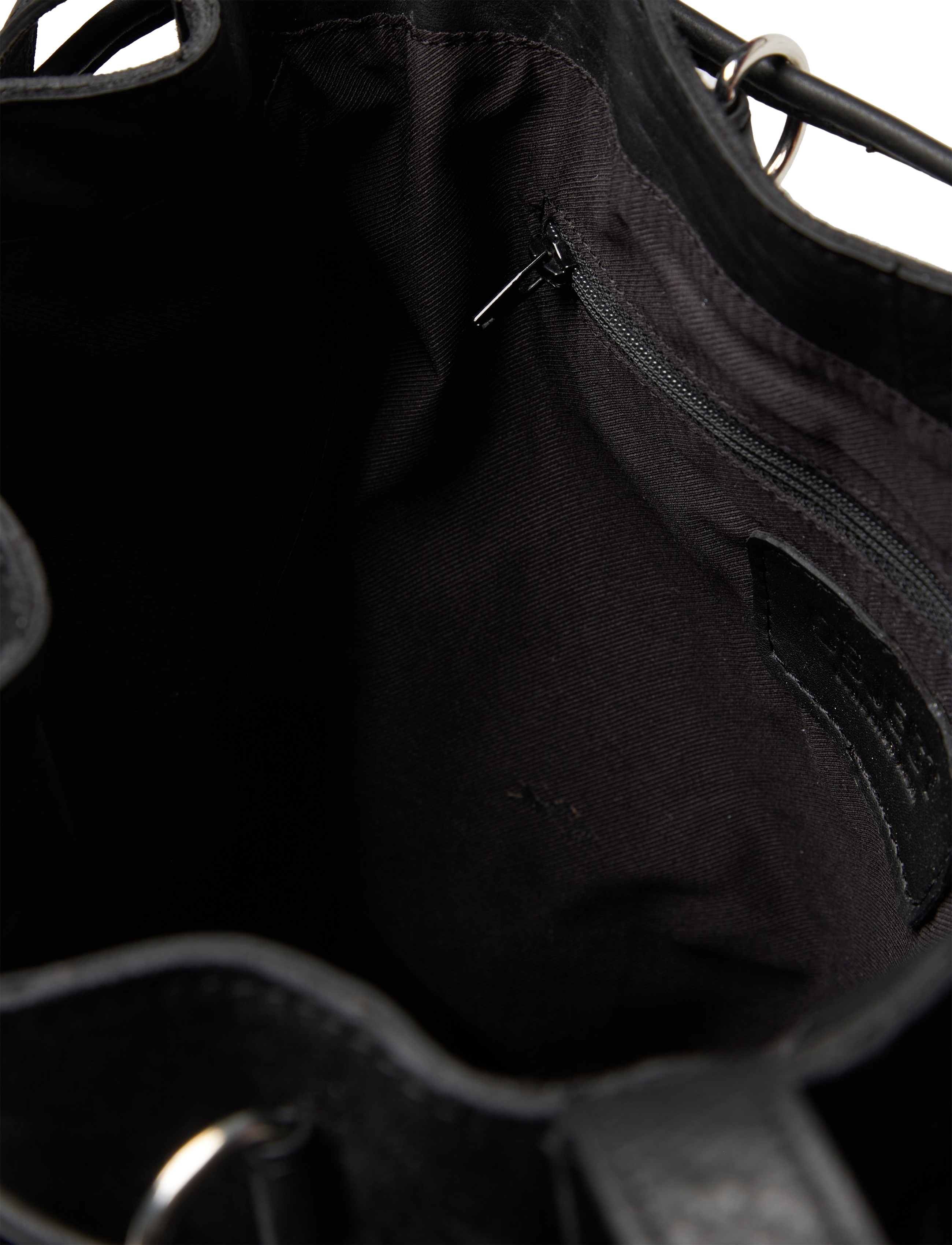 Object - OBJLORA SUEDE BUCKET BAG 123 - black - 3