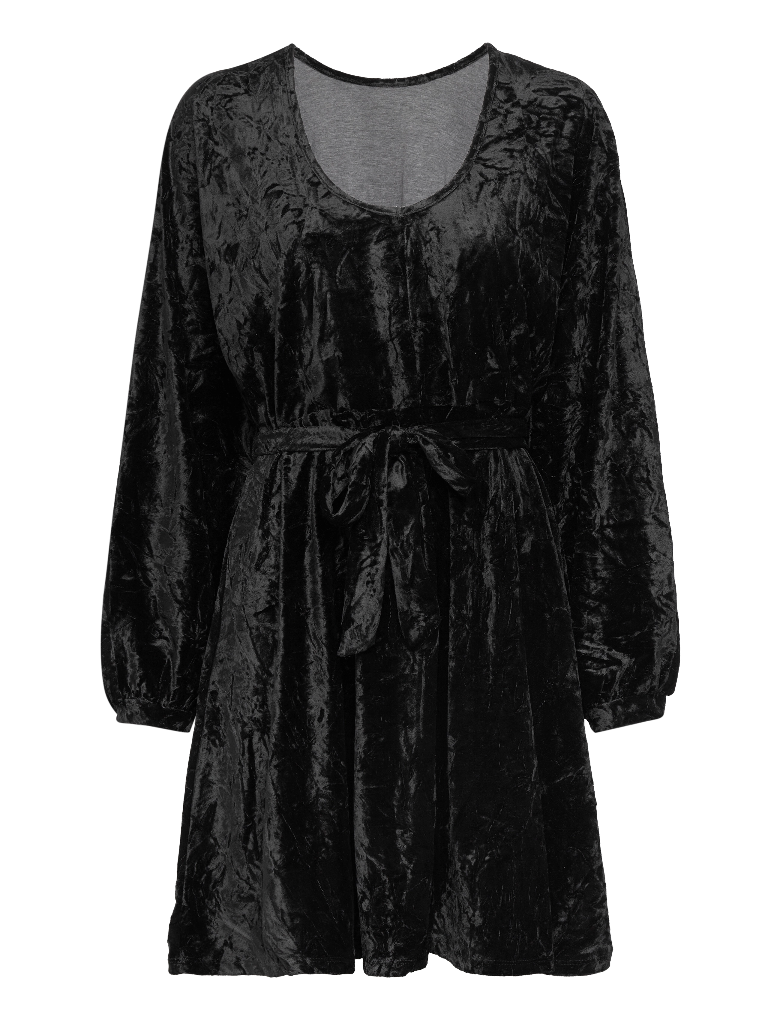 OBJECT Objsheren L/S Kurz Kleid 124 Schwarz - M - Damen