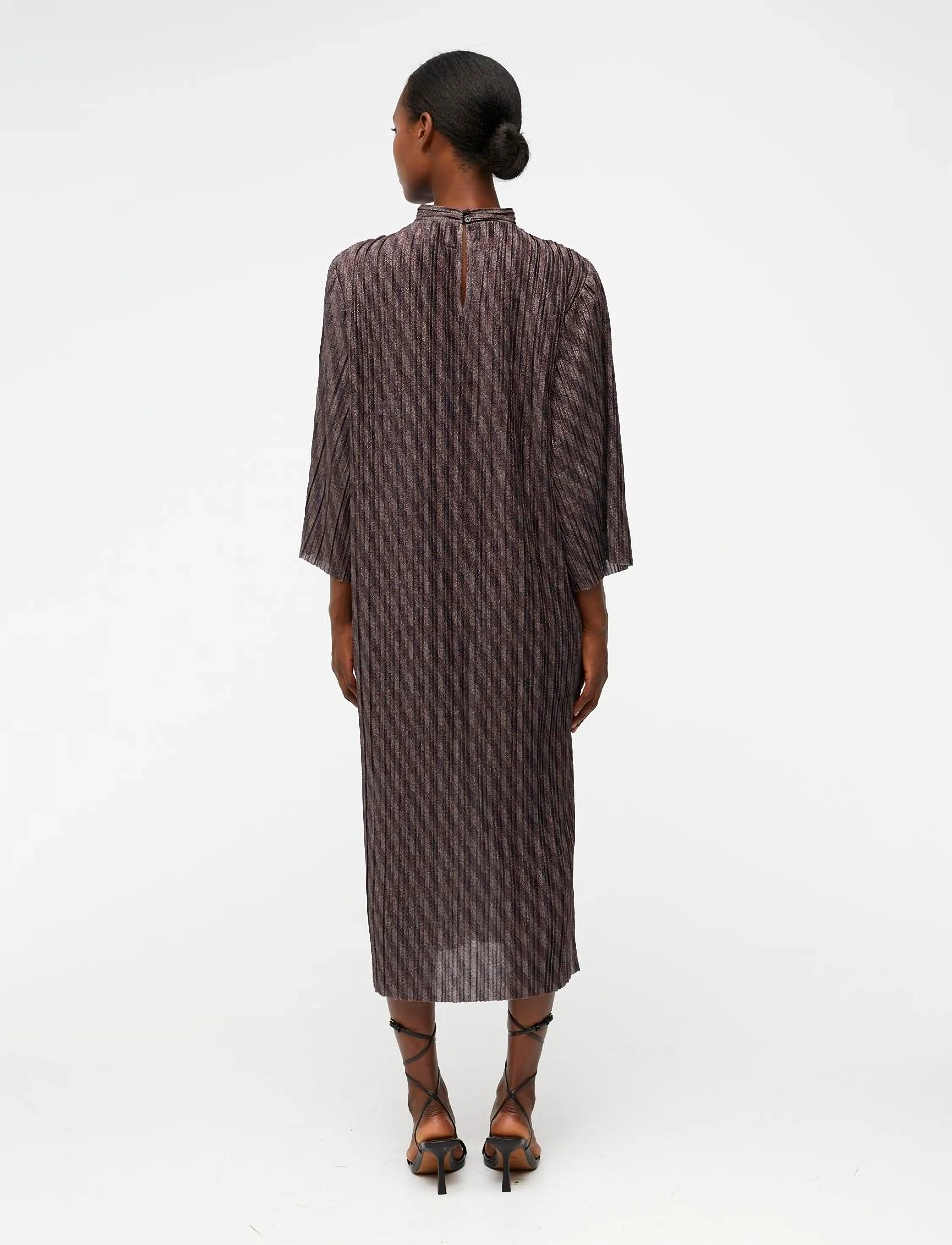 Object - OBJLUX  2/4 MIDI DRESS 124 - midikleidid - black - 5