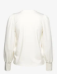 Object - OBJCAROLINE L/S TOP NOOS - long-sleeved blouses - cloud dancer - 1
